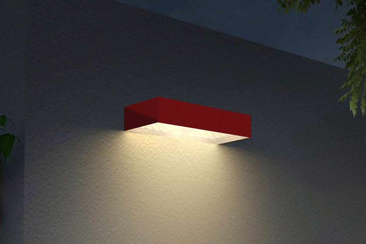 NexSun Brick (Set of 2/4) | 900 Lumens | Decorative Solar PIR Wall Light