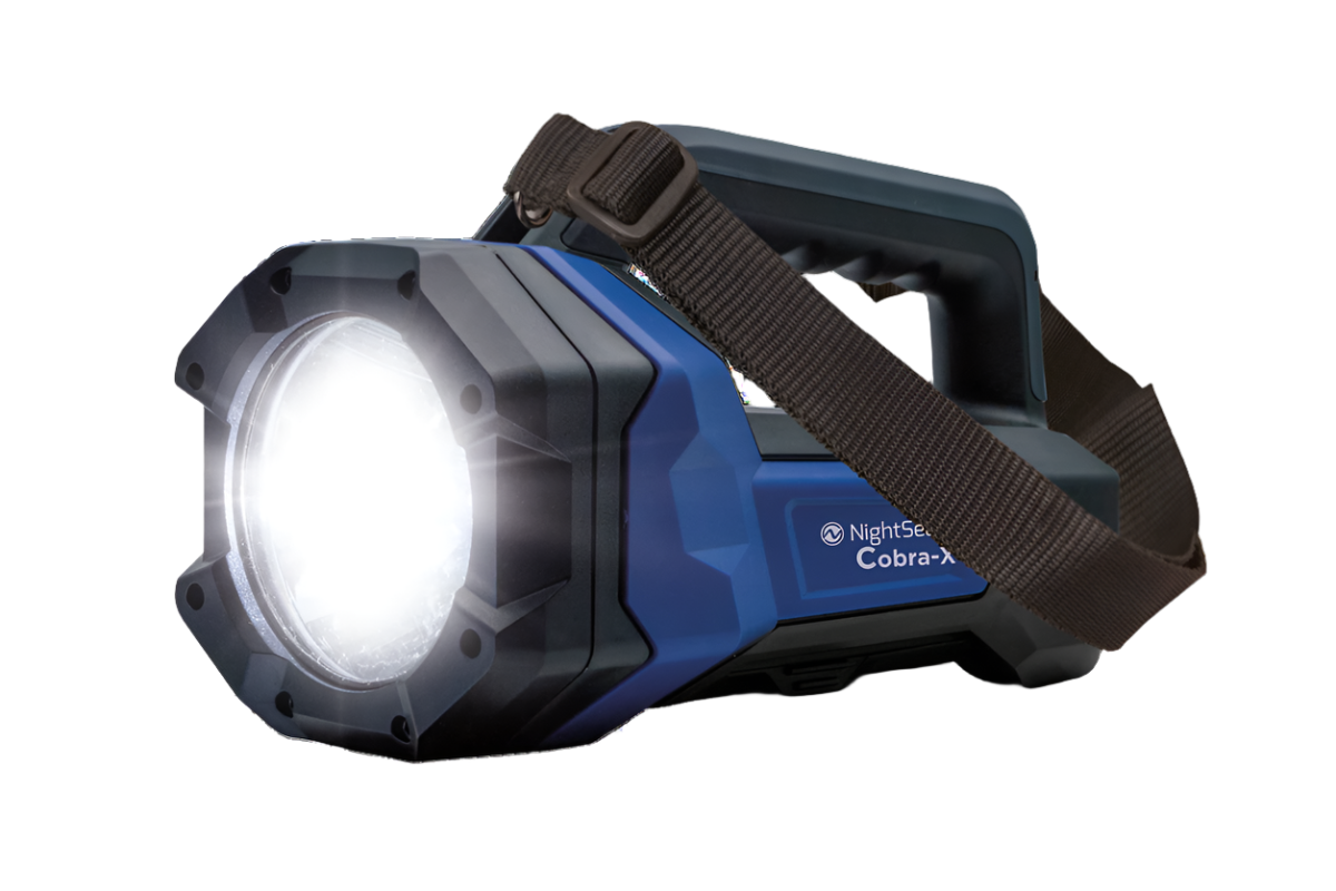 Cobra X | 600/1200 Lumen | Wiederaufladbarer Suchscheinwerfer