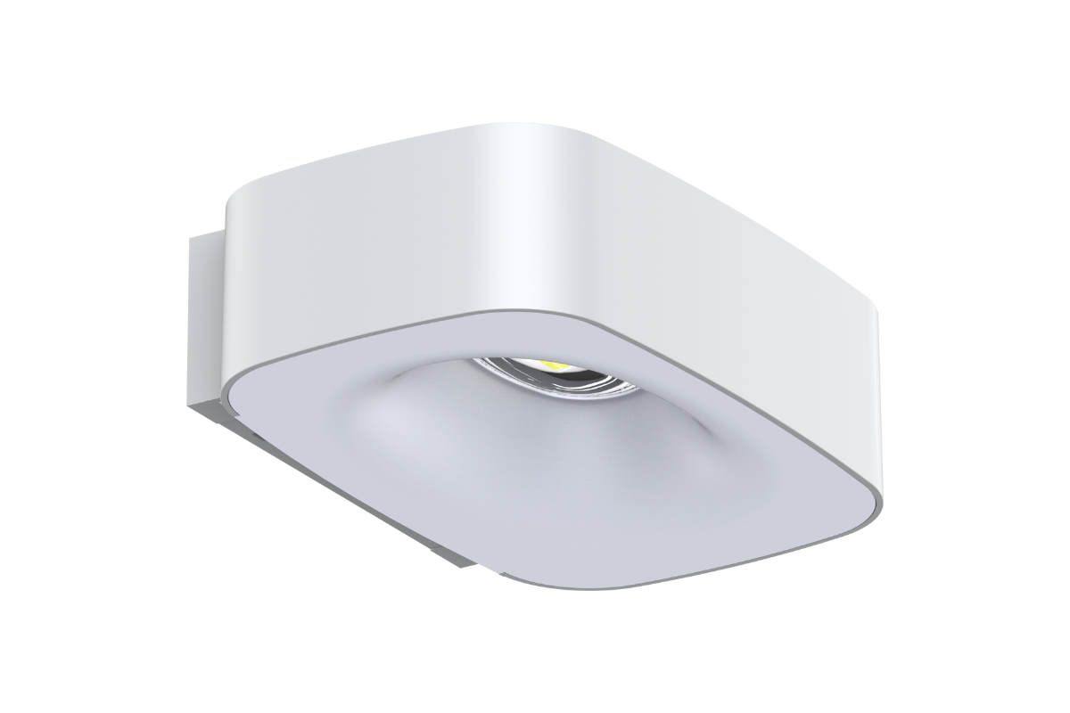 NexSun Aurora | 700 Lumens | White Up & Down Modern Solar Wall Light