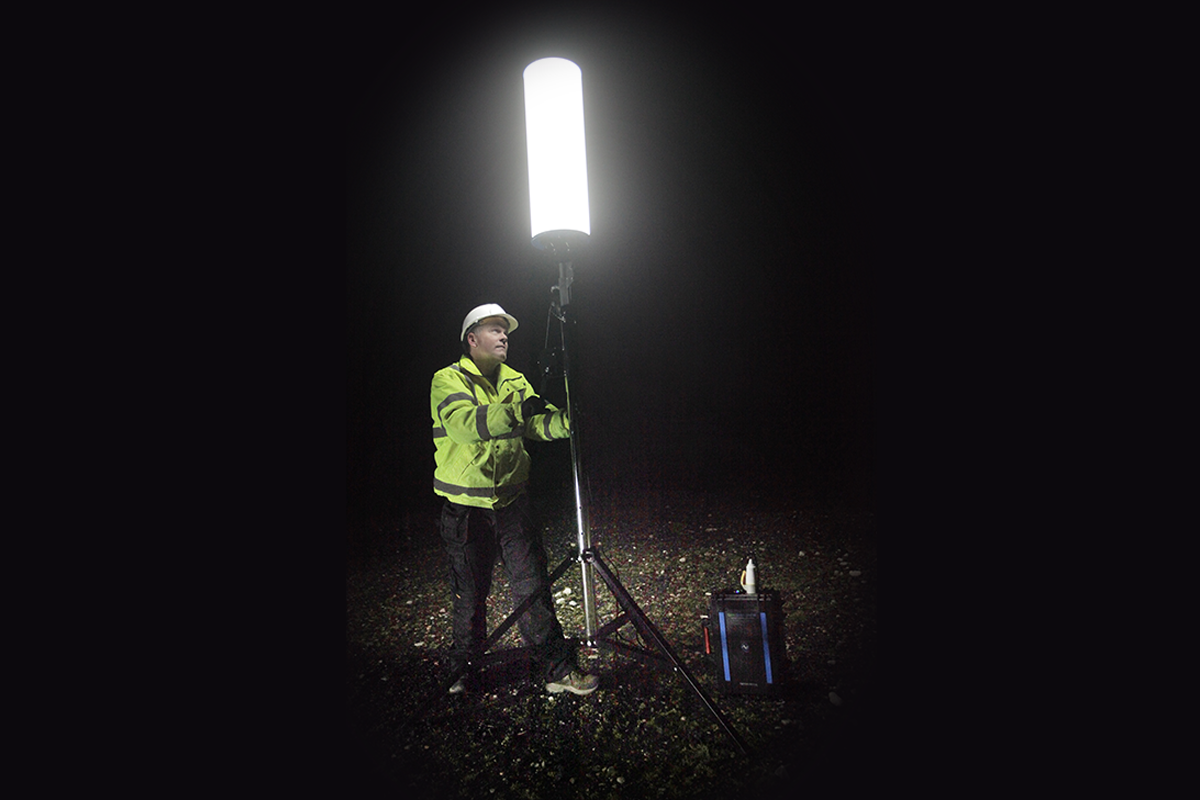 LunarStar 28K | 28000 Lumens | 360° AC Site Light
