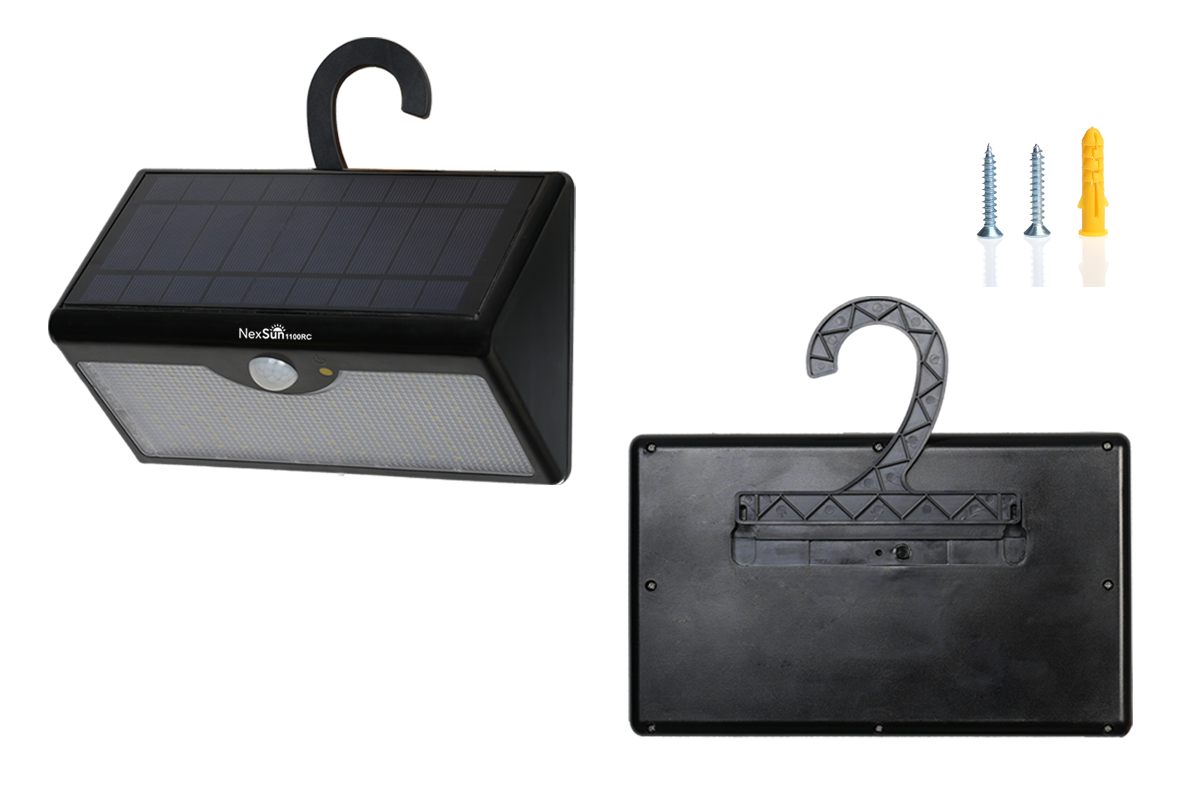 Nexsun 1100RC (Set of 2) | 1100 Lumens | Remote Controlled Solar Floodlight