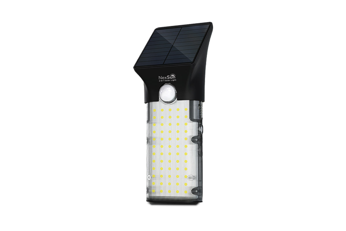 NexSun 2 in 1 | 1000 Lumens | Solar Wall light with Detachable Light