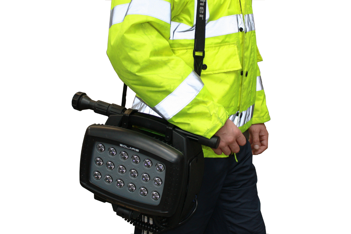 Solaris Lite 20K - 20000 Lumens | 22Ah Area Floodlight with SLA Battery