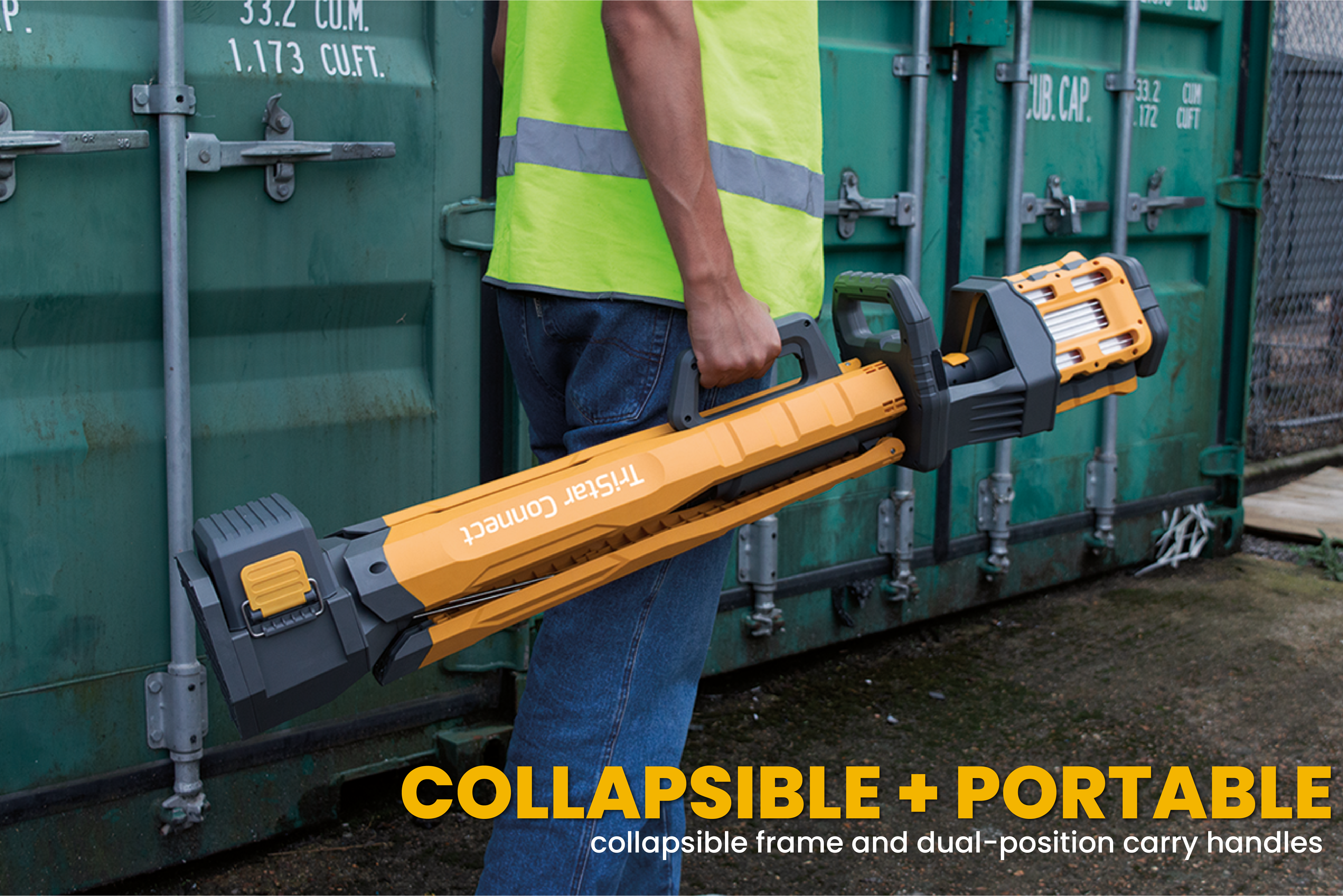 TriStar Connect | Hybrid (Powertool battery +AC) Tower Light