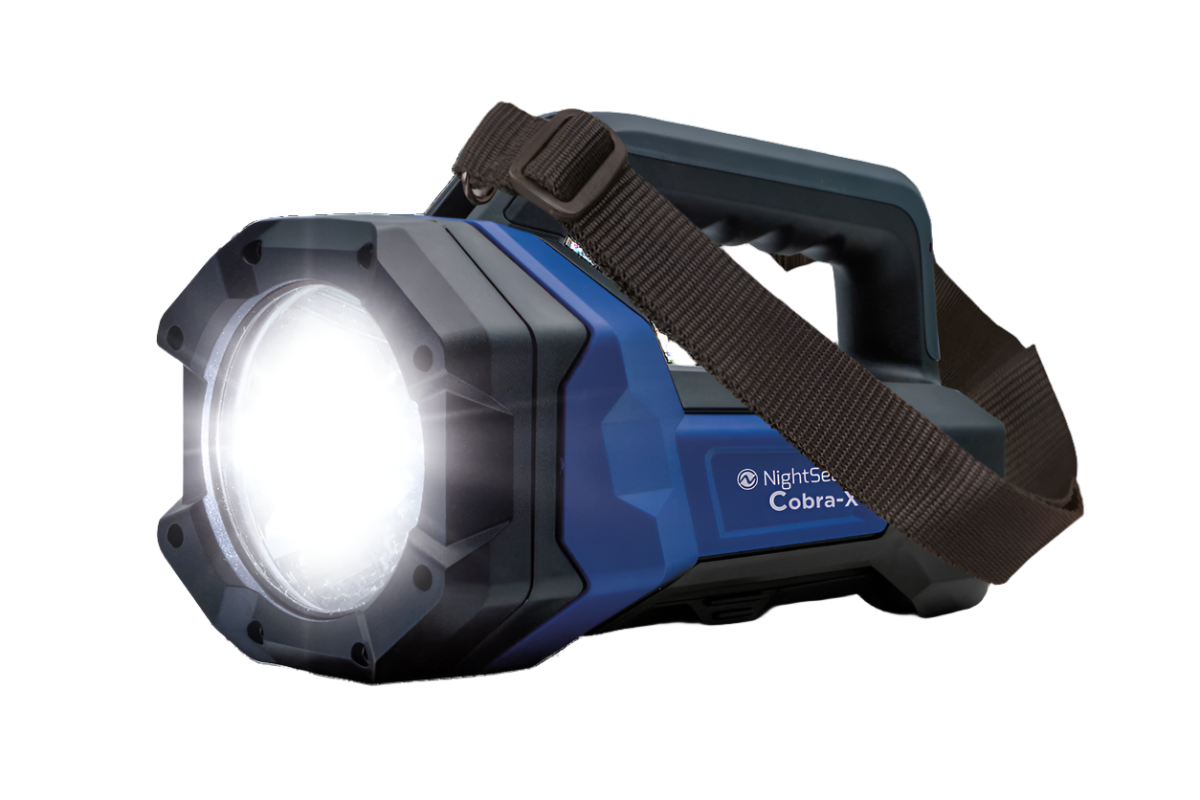 Cobra X | 600/1200 Lumen | Wiederaufladbarer Suchscheinwerfer 