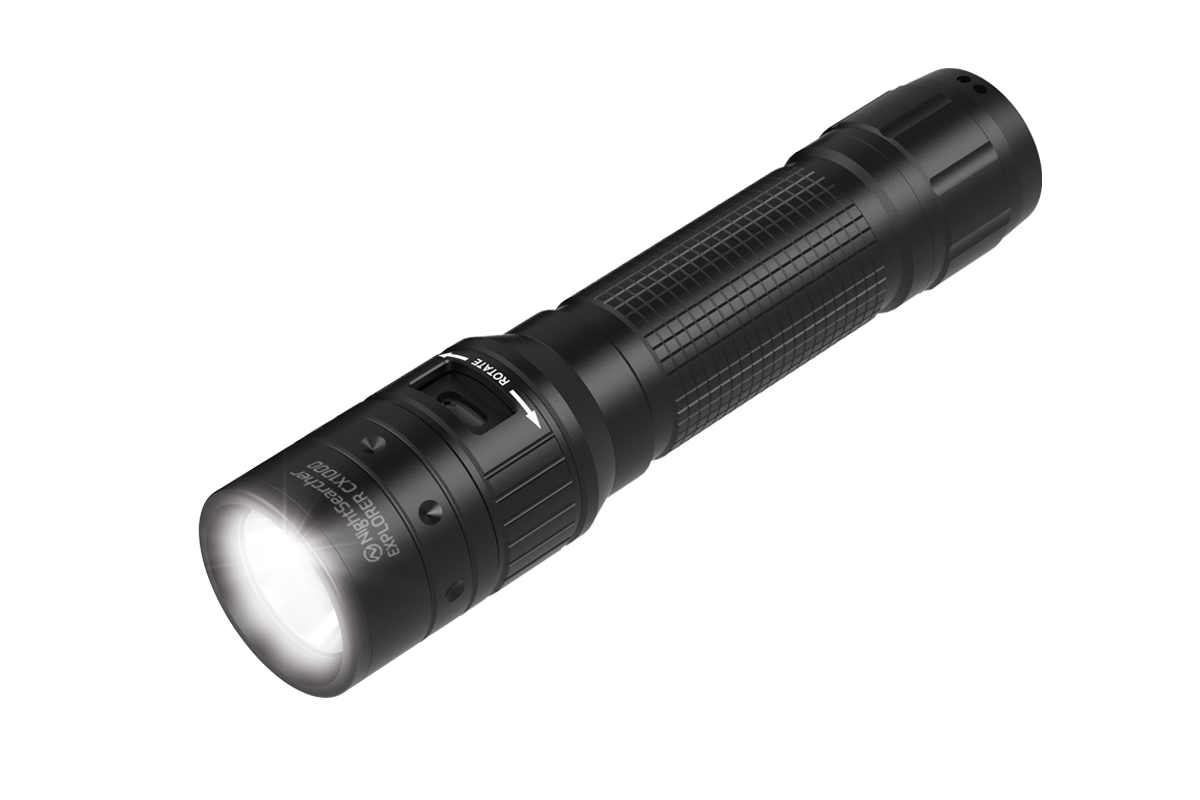 Explorer CX 1000 | 1000 Lumens | Professional Rechargeable Flashight