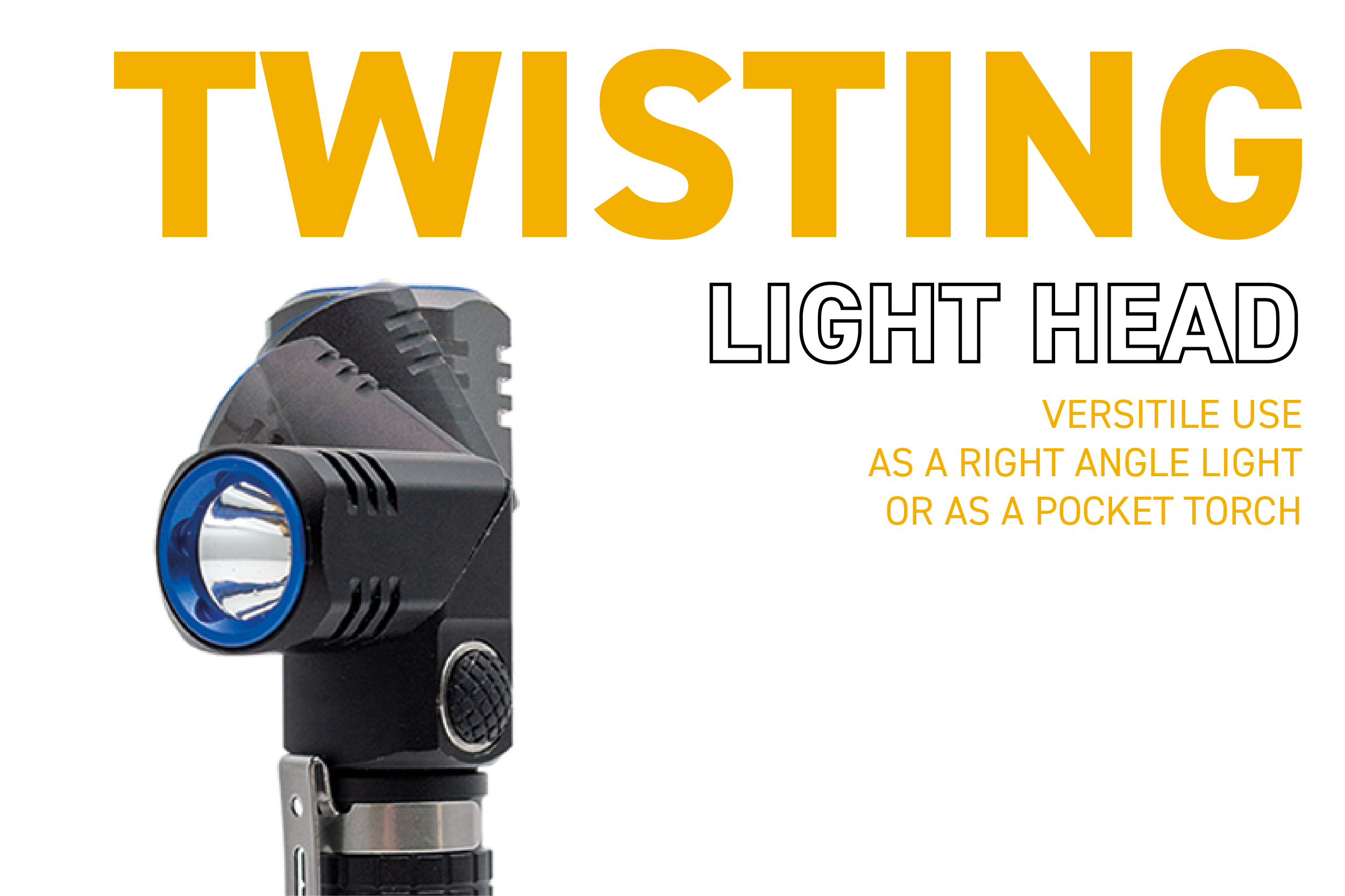 Explorer Twister | 400 lumens | Lampe torche rechargeable