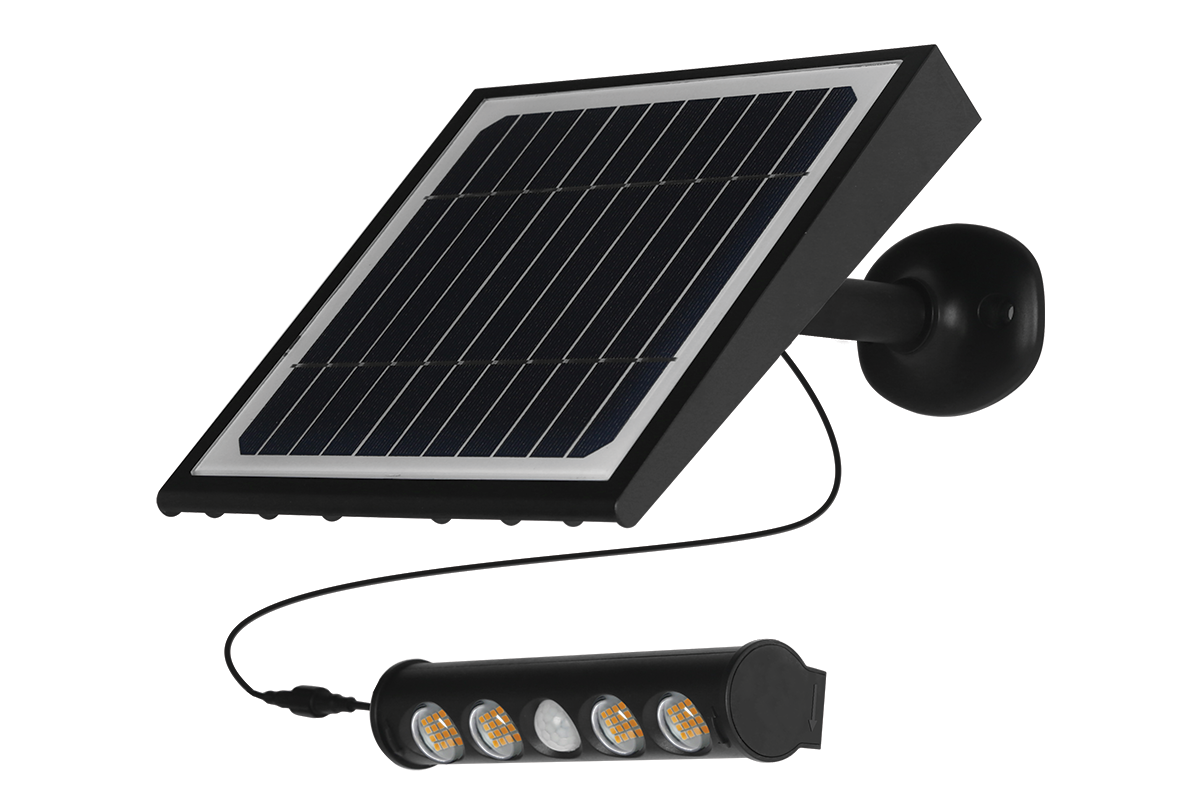 NexSun Corsican | 950 Lumen | Solar-Flutlicht / Wandleuchte