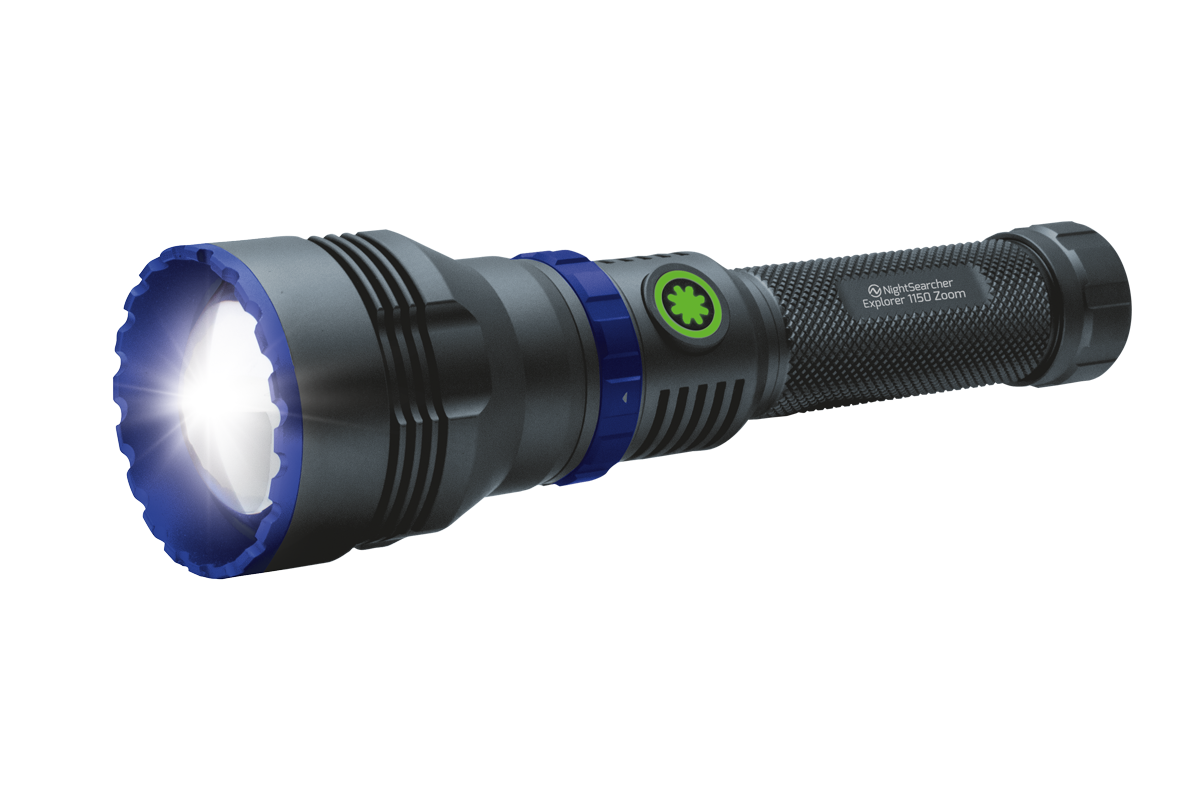 Explorer 1150 Zoom | 1150 Lumens | Rechargeable LEP Zoom Flashlight