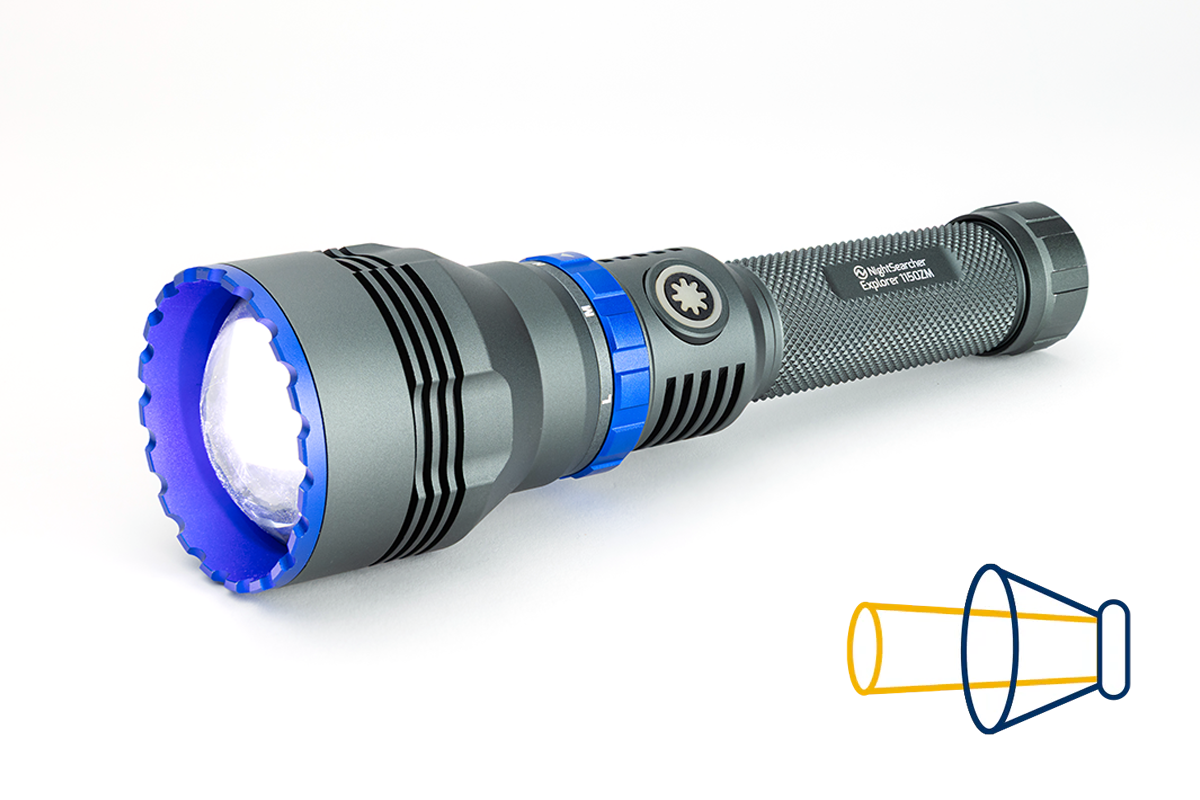 Explorer 1150 Zoom | 1150 Lumens | Rechargeable LED Zoom Flashlight