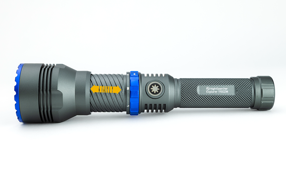 Explorer 1150 Zoom | 1150 lumens | Lampe de poche rechargeable Zoom LEP