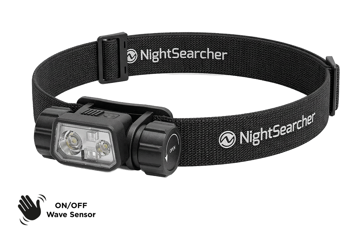 Lightwave 650 RGB | Wiederaufladbare Stirnlampe mit RGB-Modi und Wellensensor