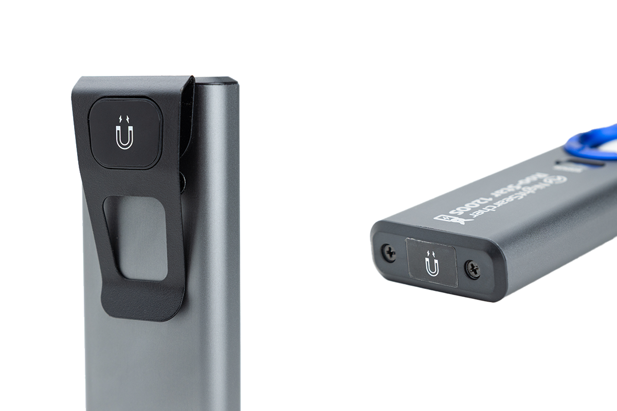 RooStar 1200S | 1200 Lumen | Wiederaufladbare, schlanke Arbeitsleuchte mit Sensor