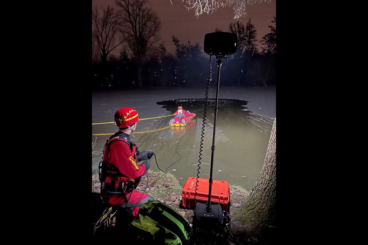 Solaris Lite 20K - 20000 Lumens | 22Ah Area Floodlight with SLA Battery