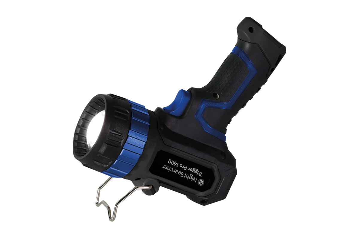 Trigger Pro 1400 | 1400 Lumens | Rechargeable Searchlight