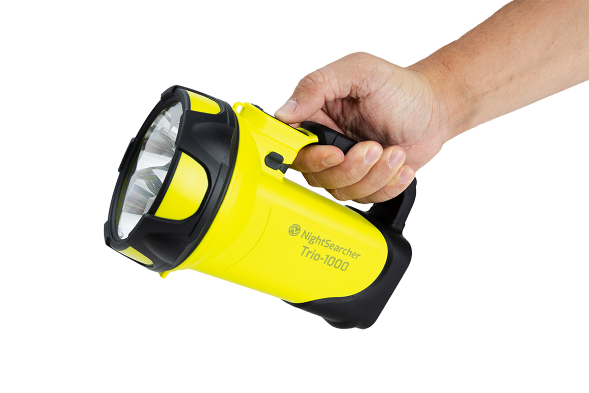Trio 1000 | 1000 Lumen | Wiederaufladbarer Suchscheinwerfer