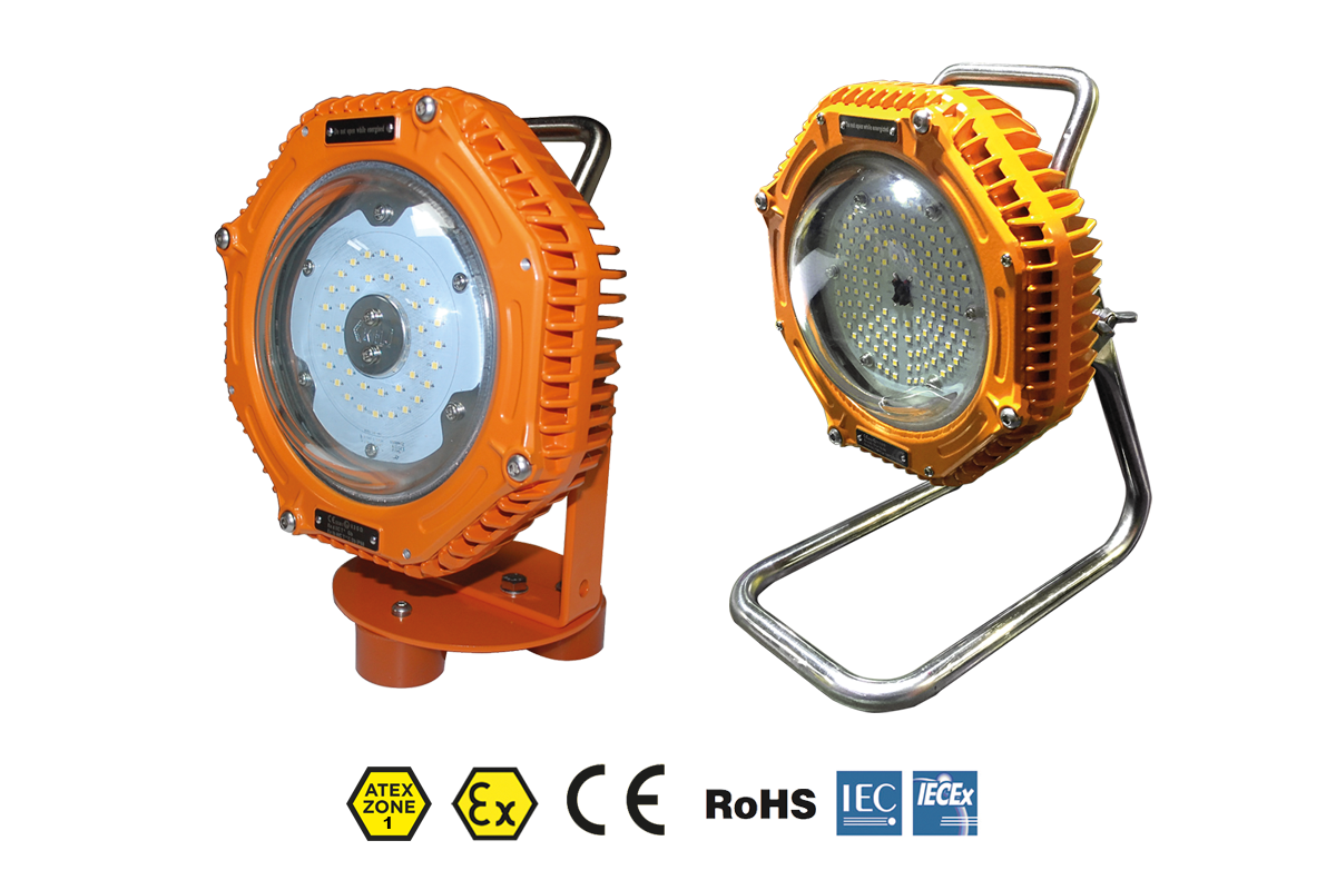 Titan R | 1400 Lumen | Zone 1 | Wiederaufladbarer ATEX-Flutlicht