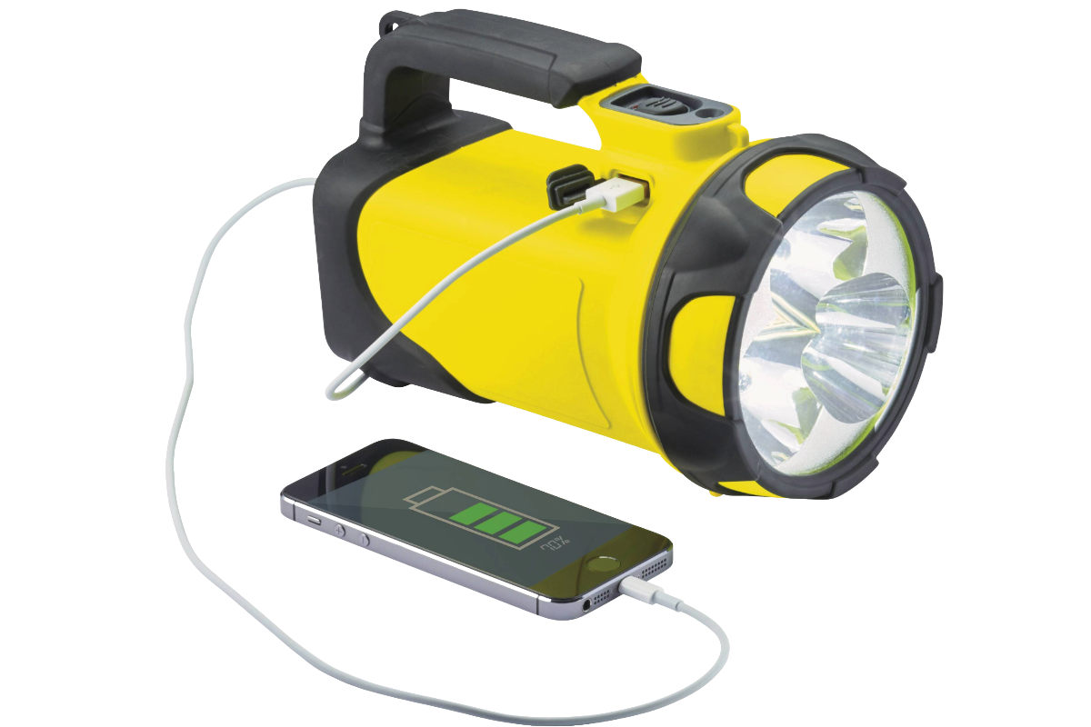 Trio 1000 | 1000 Lumen | Wiederaufladbarer Suchscheinwerfer