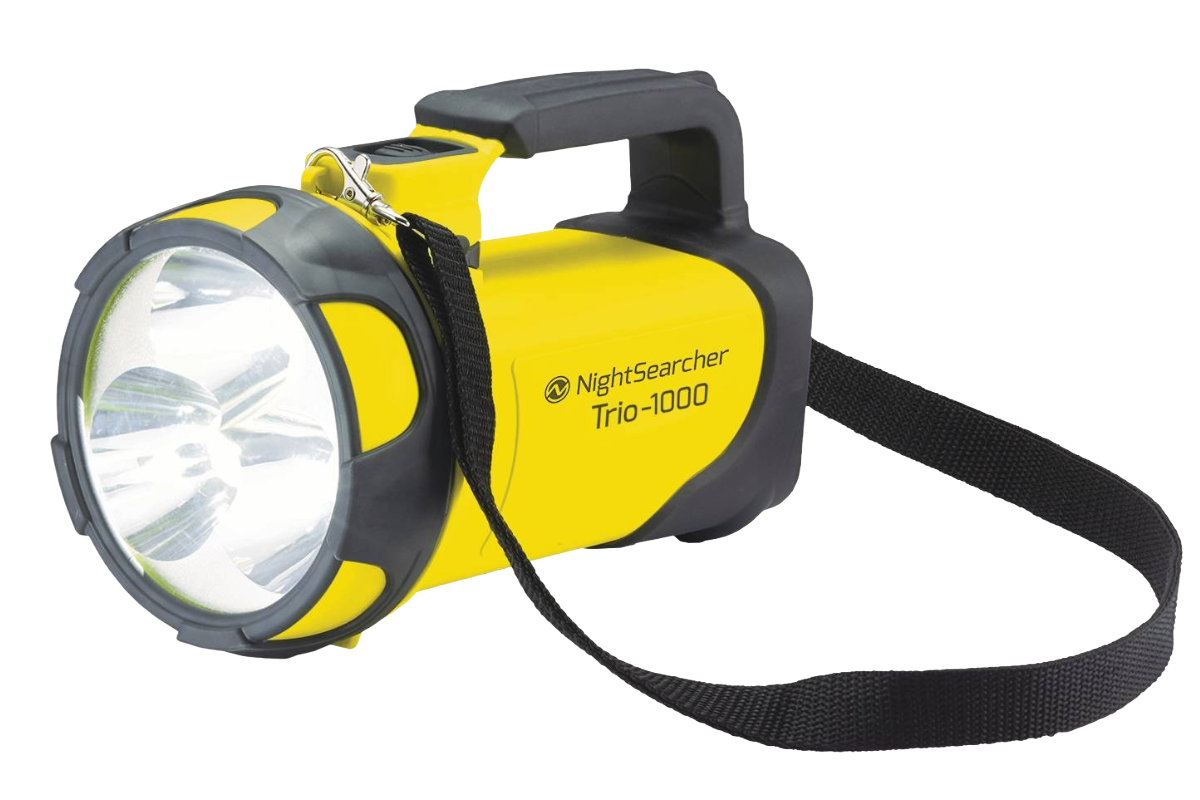 Trio 1000 | 1000 Lumen | Wiederaufladbarer Suchscheinwerfer