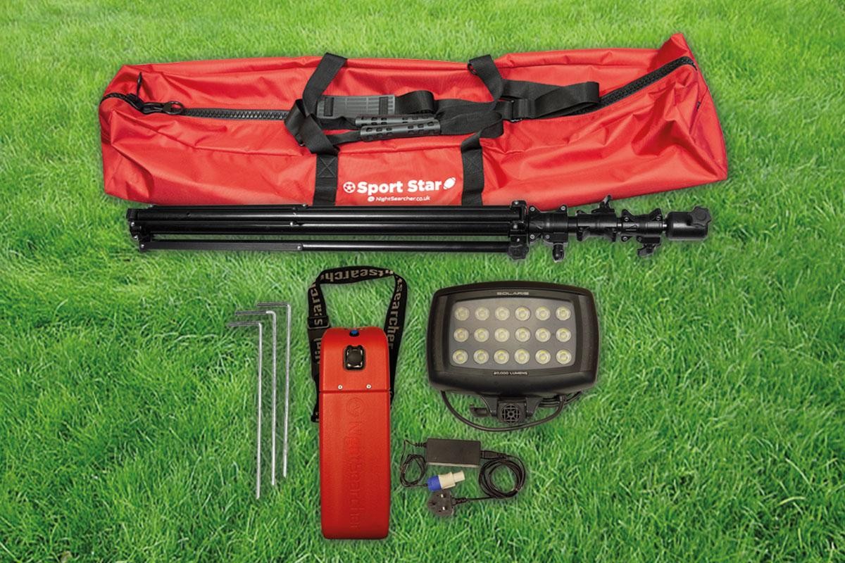 SportStar Kit | 20000 Lumens | Rechargeable Sports Flood Lighting Kit