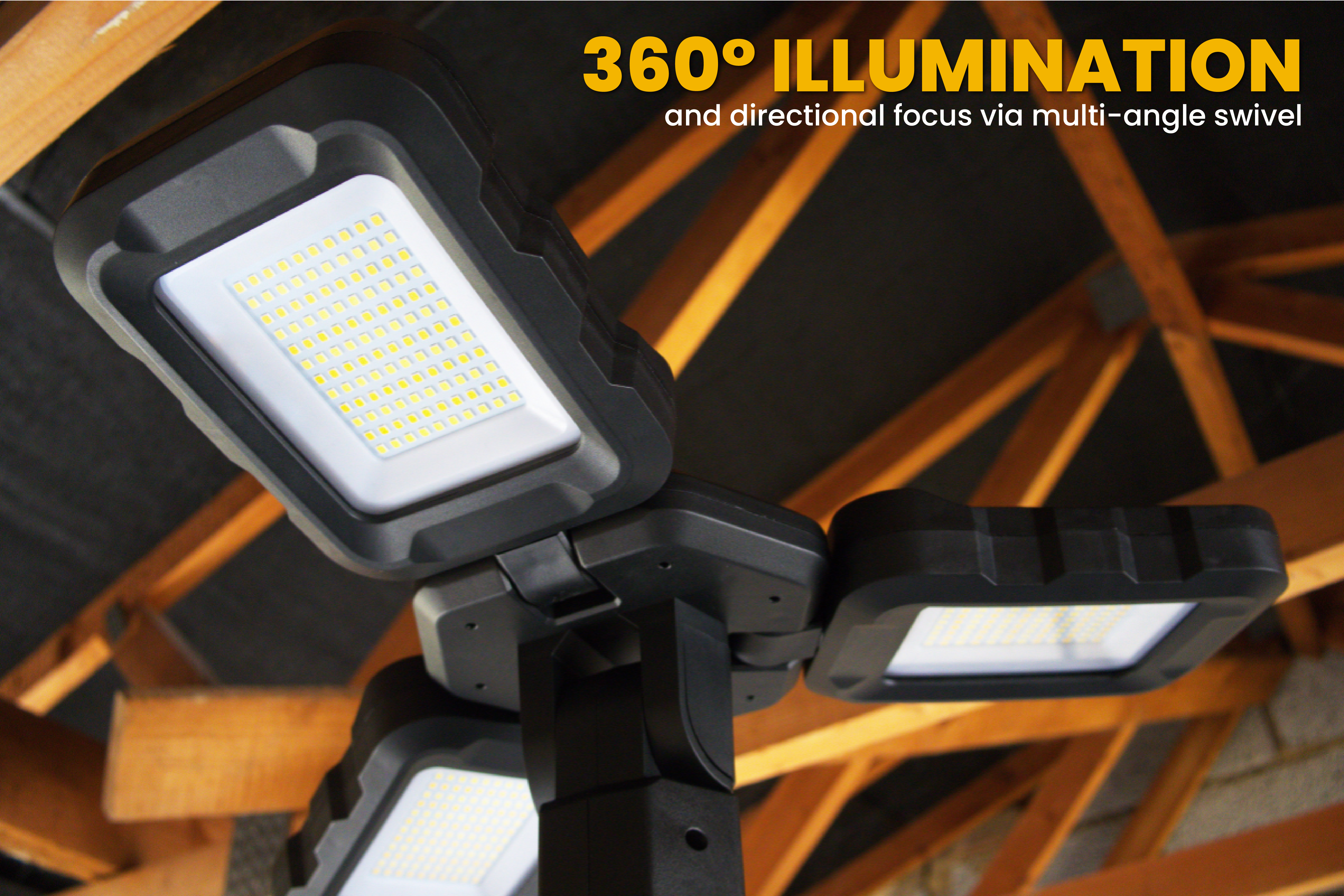 TriStar Connect | Hybrid (Powertool battery +AC) Tower Light